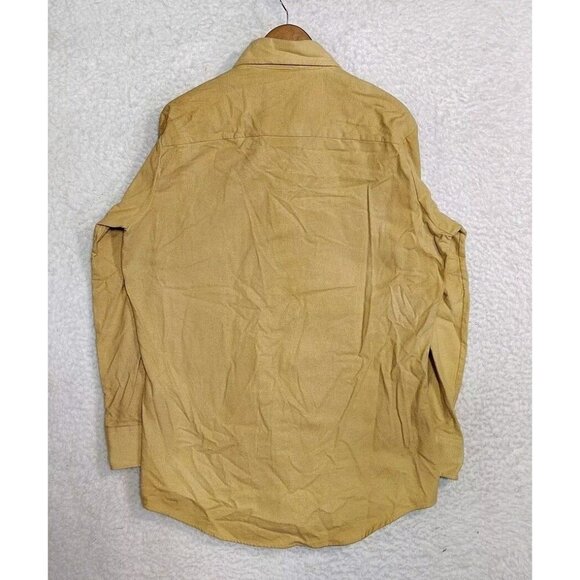 Sportsman Shirt Chamois Cloth  Long Sleeve Button Up Shirt Mens L Vintage K Mart - Picture 2 of 10